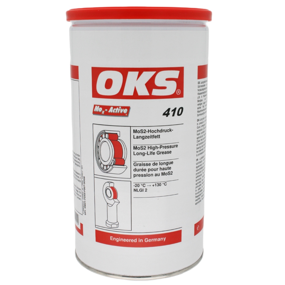 pics/OKS/E.I.S. Copyright/Tin/410/oks-410-mos2-high-pressure-long-life-grease-1kg-tin-002.jpg